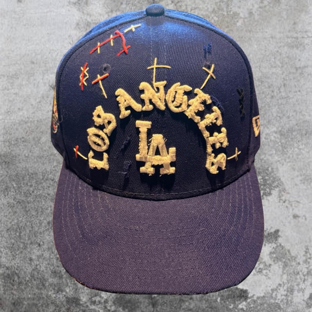 Custom 1/1 New Era Fitted Los Angeles - 7 3/8